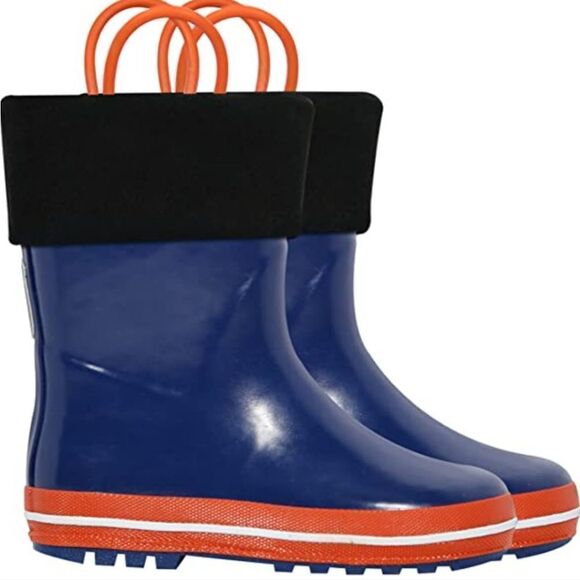 NWT NEBSDLR Kids Rain Boots for Toddlers, Lightweight Waterproof Rainboots - Picture 10 of 10